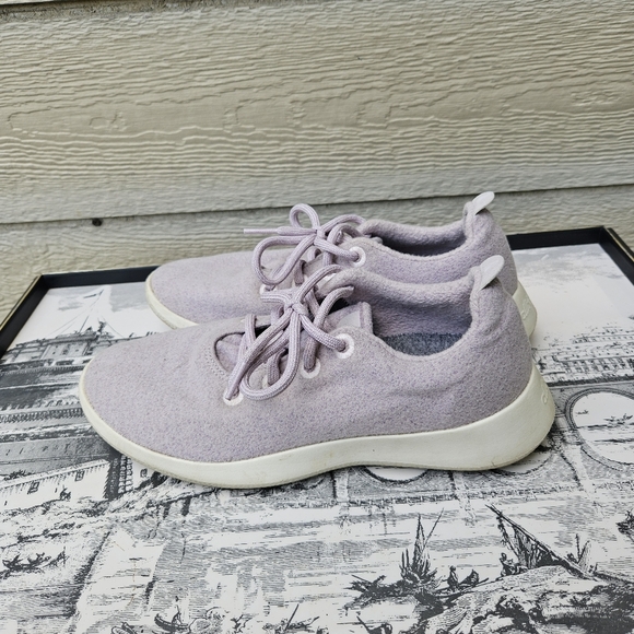 allbirds light purple Wool Runners white midsole size 9 - Picture 3 of 8